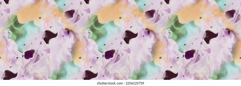 Patrón Resumen de Galaxia. Pintura Holi de varios colores. Espacio de salpicaduras de tinta de alcohol. La Ciencia Moderna Y Sin Precedentes Fluida Acuarela Sin Marea. Galaxia de vectores Swirl. Ilustración De Esplash Líquido. Fondo de tinta acrílica.