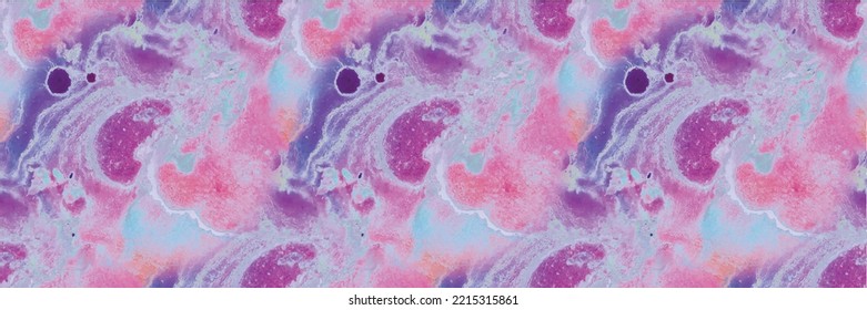 Galaxy Abstract Texture. Alcohol Ink Repeat Paint. Fluid Splash Background. Unicorn Ink Illustration. Multi Color Holi Space. Liquid Seamless Watercolor. Fluid Liquid Galaxy. Vector Seamless Painting