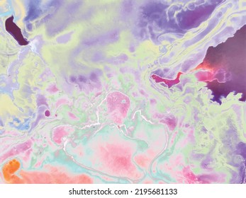 Galaxy Abstract Texture. Multi Color Holi Paint. Alcohol Ink Illustration. Liquid Splash Watercolor. Acrylic Ink Marble Space. Fluid Abstract Background. Swirl Vector Grunge. Modern Abstract Painting