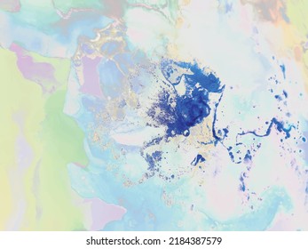 Galaxy Abstract Texture. Swirl Liquid Grunge. Alcohol Ink Splash Space. Liquid Abstract Watercolor. Water Color Holi Paint. Fluid Splash Illustration. Acrylic Ink Background. Vector Abstract Science