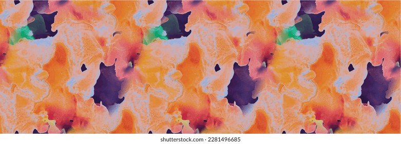 Galaxy Abstract Texture. Swirl Trippy Galaxy. Acrylic Ink Splash Space. Fluid Seamless Watercolor. Water Color Holi Paint. Liquid Splash Illustration. Alcohol Ink Background. Vector Seamless Science