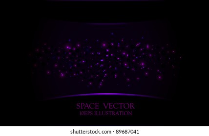 galaxy abstract vector  illustration