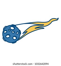 Galaxy asteroid meteor