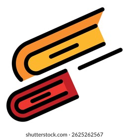 Galaxy asteroids icon. Outline galaxy asteroids vector icon color flat isolated