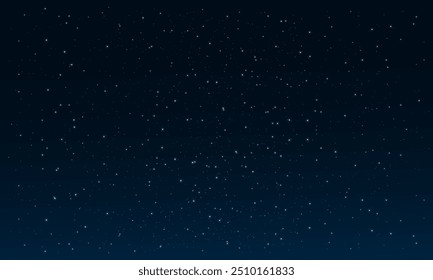 Galaxy background with bright stars on clear night sky