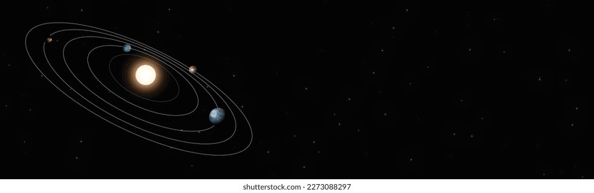 Galaxy background with copy space