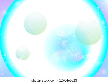Galaxy background with cosmos and universe shapes and star dust. 3d fluid with magic sparkles. Holographic futuristic gradients. Fantastic space landscape with planets. Memphis galaxy background.
