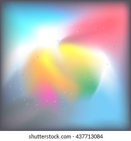 Galaxy Background. Outer Space. Vector Illustration