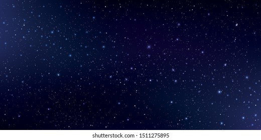 Galaxy background. Stardust in deep universe and bright shining stars in universe. Vector illustration.