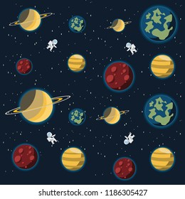 galaxy background vector illustration 