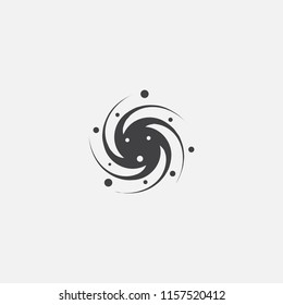 galaxy base icon. Simple sign illustration. galaxy symbol design from space exploration series. Can be used for web, print and mobile