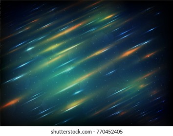 Galaxy blur background with blur and light star style of gradient, illustration vector