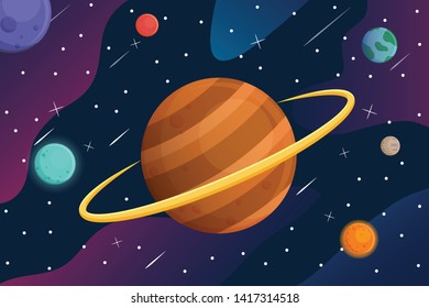 Similar Images, Stock Photos & Vectors of the solar system planets ...