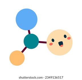Ilustración vectorial de caracteres de constelación de galaxia