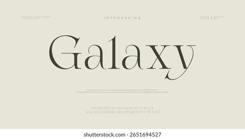 Galaxy Creative font. Modern abstract digital tech font. Logo creative font, type, technology, movie, digital, music, movie. Fonts and illustration in vector format.