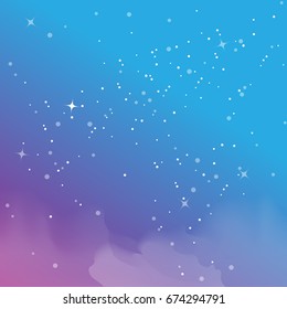 Galaxy design background