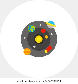 Galaxy Flat Icon
