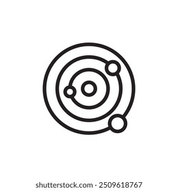 Galaxy flat icon, simple flat design vector illustration. 