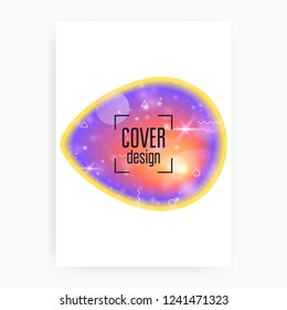 Galaxy flyer. Holographic gradients. 3d magic dreamer unicorn sparkles. Stellar, Futuristic science template with planet, sun, deep fluid light. Galaxy flyer with universe shapes and star dust.