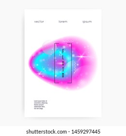 Galaxy flyer. Neon, Planetary science banner with planet, sun, deep fluid light. Holographic gradients. 3d magic dreamer unicorn sparkles. Galaxy flyer with universe shapes and star dust.