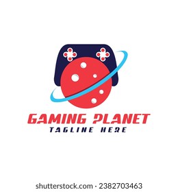 Galaxy gaming logo design concept for gaming industry