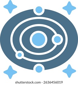 Galaxy Glyph Two Colour Icon