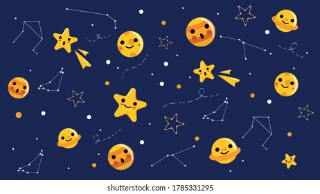 Grupo Galaxia de fondo azul