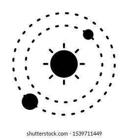 Galaxy icon design , space planet 