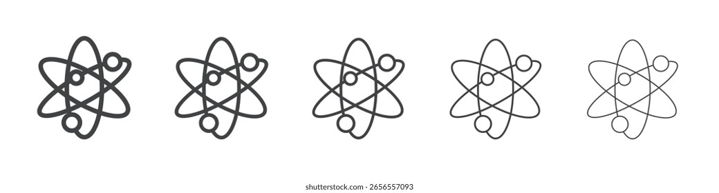 Símbolo de Vector de ilustración de contorno de icono de galaxia