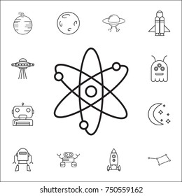 Galaxy icon. Set of space icons. Signs, outline symbols collection, simple thin line icons for websites, web design, mobile app, info graphics on white background