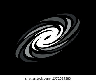 Galaxy icon. Symbol of space, astronomy or universe. Object of observation of astronomers.