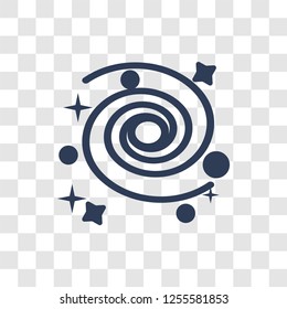 Galaxy icon. Trendy Galaxy logo concept on transparent background from Astronomy collection