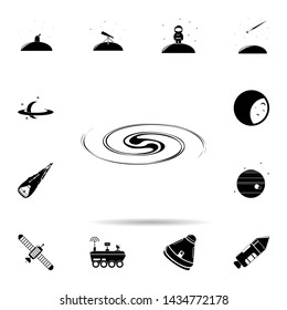 Galaxy icon. Universal set of space for website design and development, app development