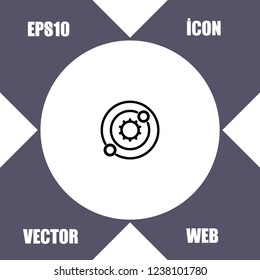 galaxy icon vector