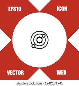galaxy icon vector