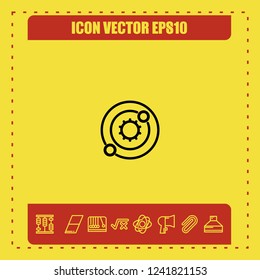 galaxy icon vector