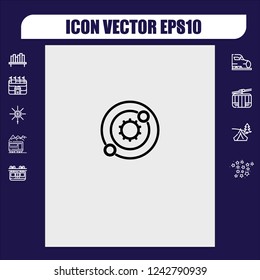 galaxy icon vector