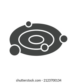 Galaxy icon vector image. Can also be used for Physical Fitness. Suitable for mobile apps, web apps and print media.