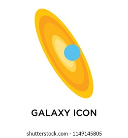 Galaxy icon vector isolated on white background for your web and mobile app design, Galaxy logo concept