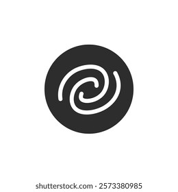 Galaxy icon web design in vector