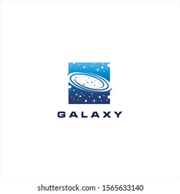 Galaxy Logo Design Template Idea Inspiration Stock Vector (royalty Free 