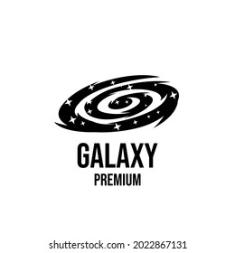 Galaxy logo icon design vector illustration