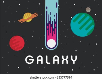 Galaxy. Meteor. Universe.