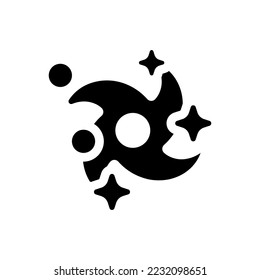 Galaxy milky way icon (vector illustration)