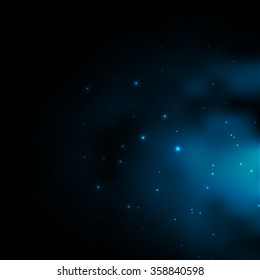 Galaxy. Milky way stars and star-dust in deep space / cosmos. Stars of a planet and galaxy in a free space. A glorious, rich star forming nebula.