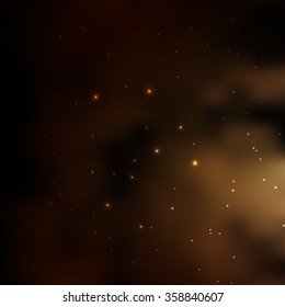 Galaxy. Milky way stars and star-dust in deep space / cosmos. Stars of a planet and galaxy in a free space. A glorious, rich star forming nebula.