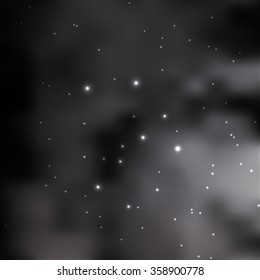 Galaxy. Milky way stars and star-dust in deep space / cosmos. Stars of a planet and galaxy in a free space. A glorious, rich star forming nebula.
