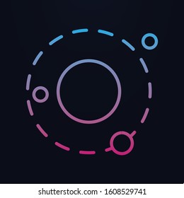 Galaxy nolan icon. Simple thin line, outline vector of space icons for ui and ux, website or mobile application
