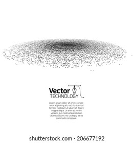 Galaxy on white background