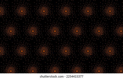 galaxy ornament batik seamless pattern.